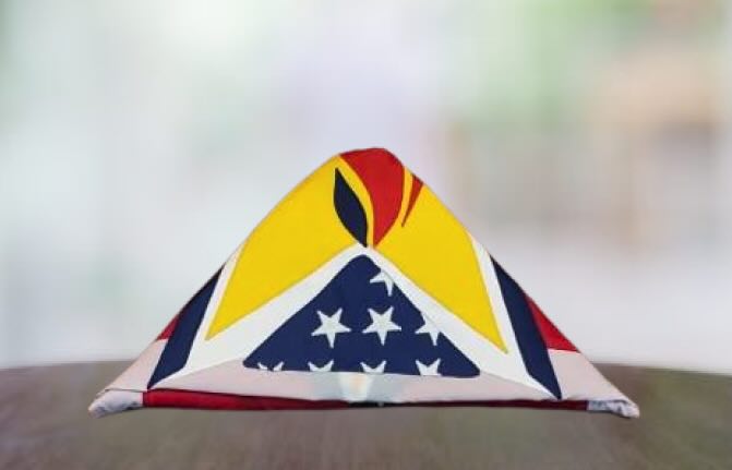 folded flag