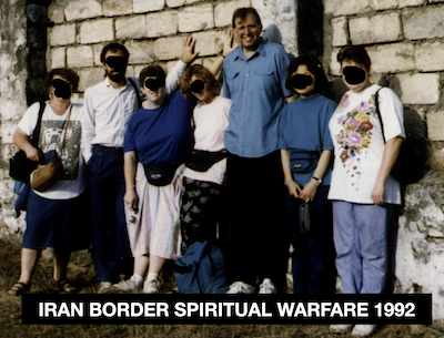 Fred Praying At Iran Border  1992